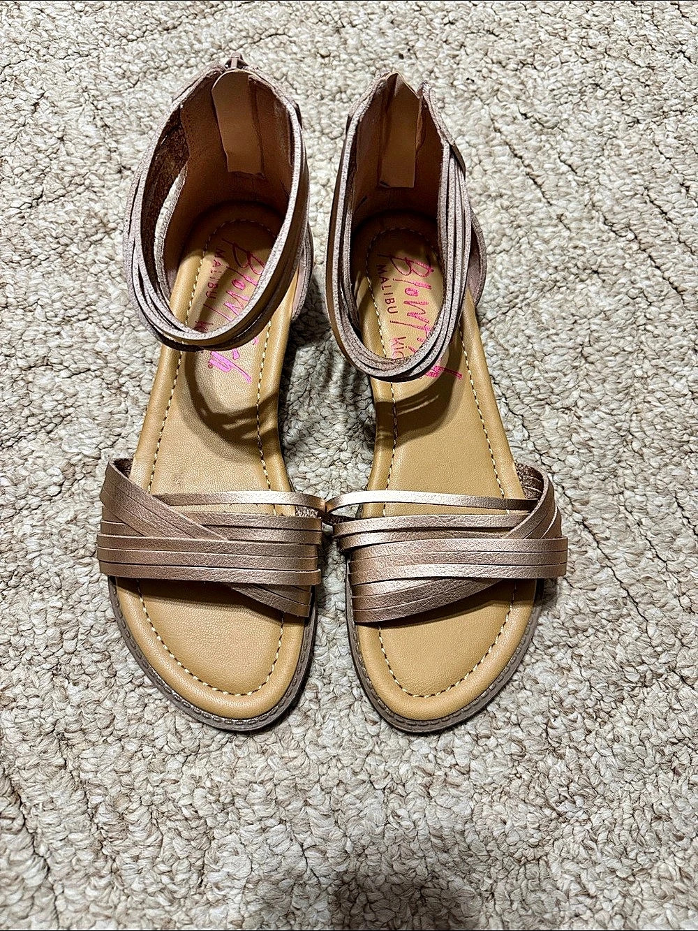 Blowfish Malibu Girls US 5.5 metallic Sandals